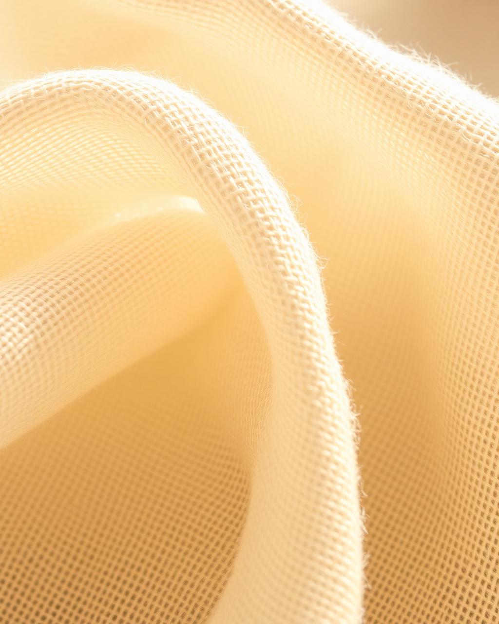 Close-up of natural linen fabric weave