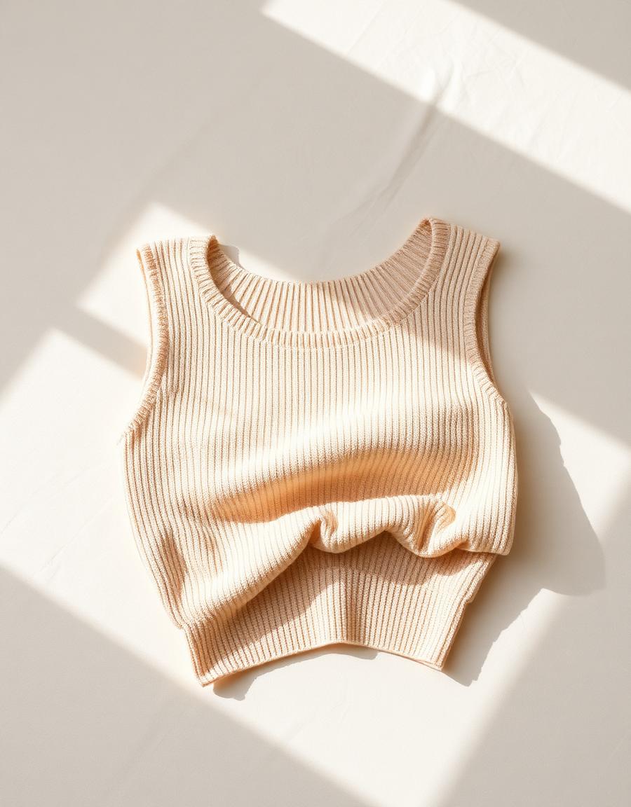 Soft Knit Top in Oat